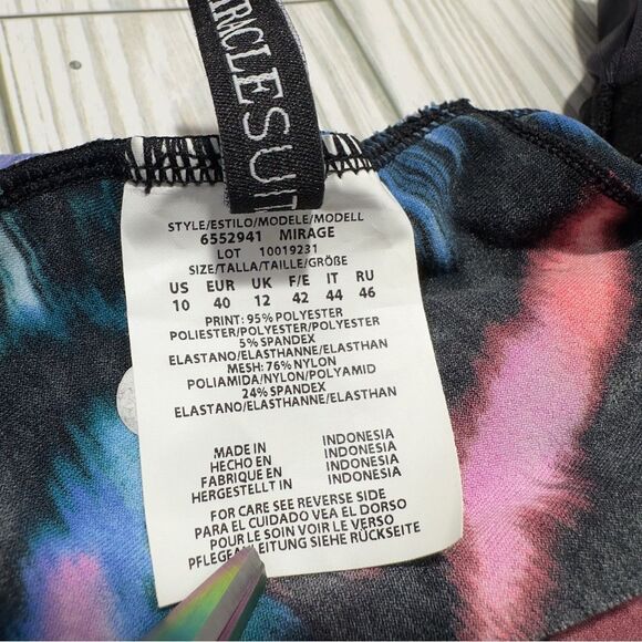MIRACLESUIT MULTI COLOR MESH CROSSOVER SLIMMING ILLUSIONISTS MIRAGE TANKINI  10‎ - Picture 5 of 10
